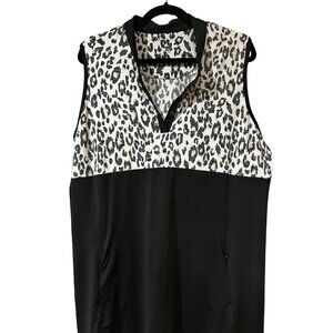 Tail Activewear Cheetah Print Golf Dress | XL